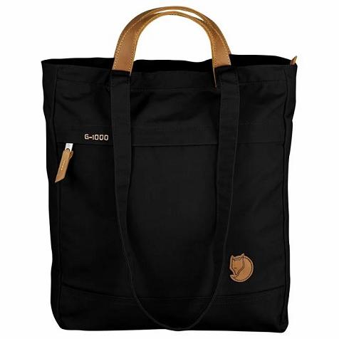 Fjällräven Foldsack No. 1 Válltáska Webshop - Fekete Táska Fekete WXM897245